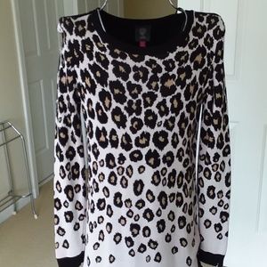 Vince Camuto leopard print dress